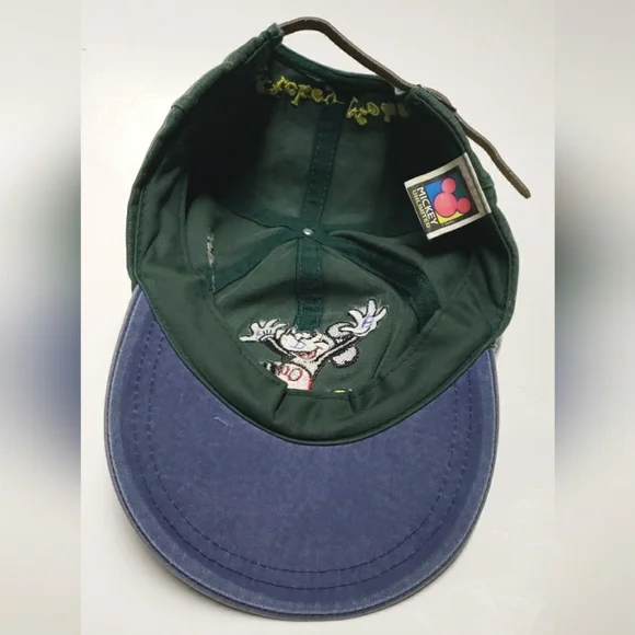 Official Disney Mickey Mouse Vintage 90s Embroidered Adult Hat Baseball Cap - Picture 7 of 13